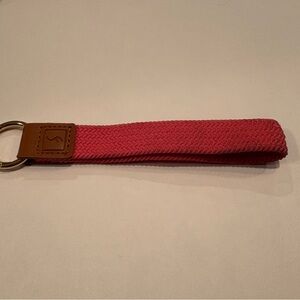 Pink Braided Keychain